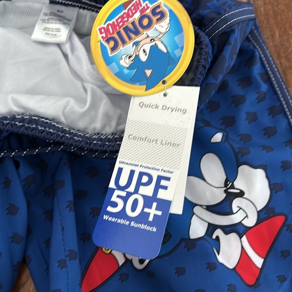 NWT Sonic boys swim trunks size S 6/7 - Picture 4 of 5